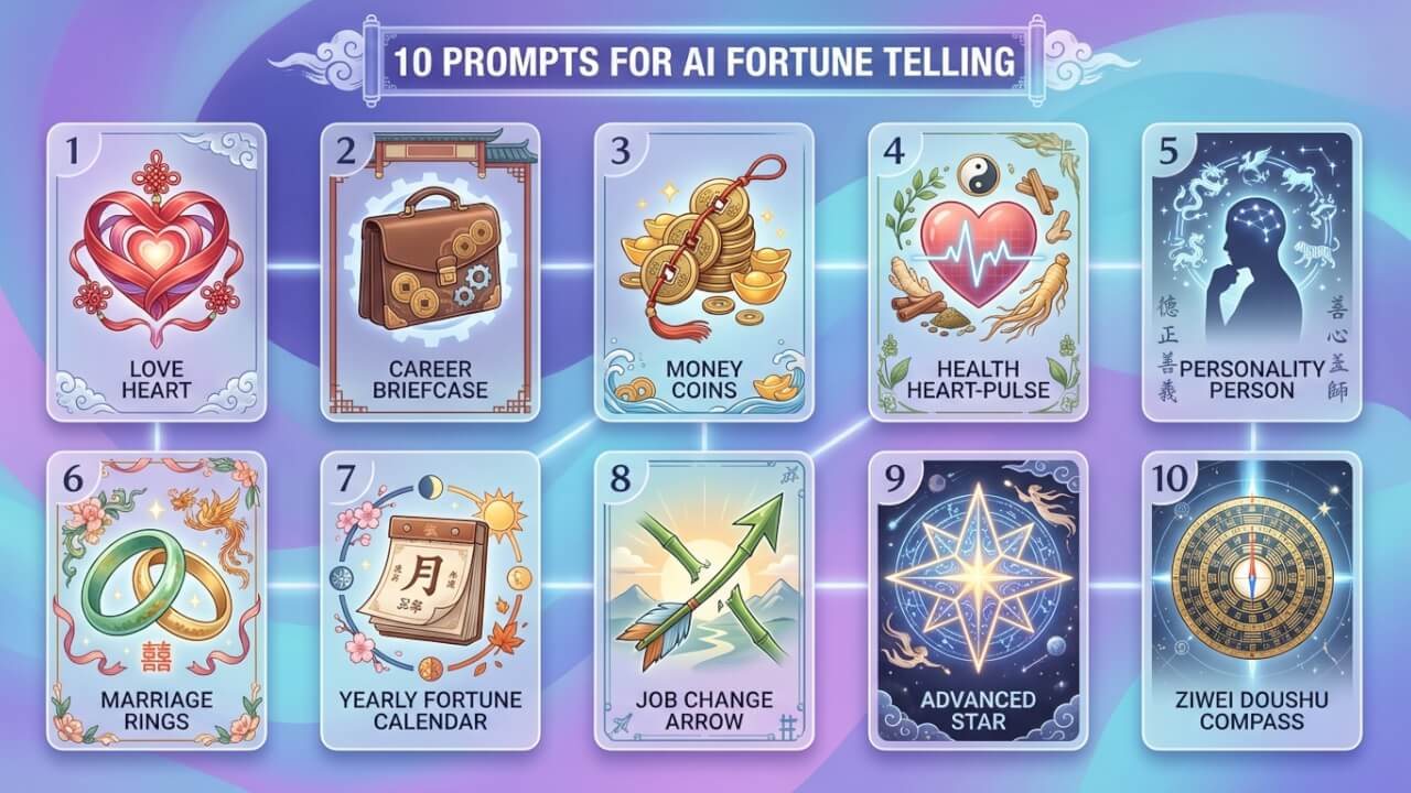10 промптов для гадания в Gemini