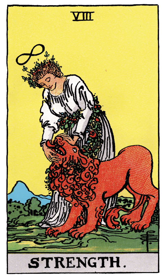 Сила tarot card thumbnail