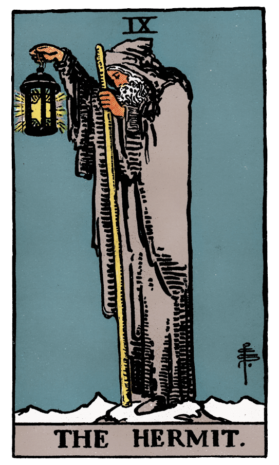 Отшельник tarot card thumbnail