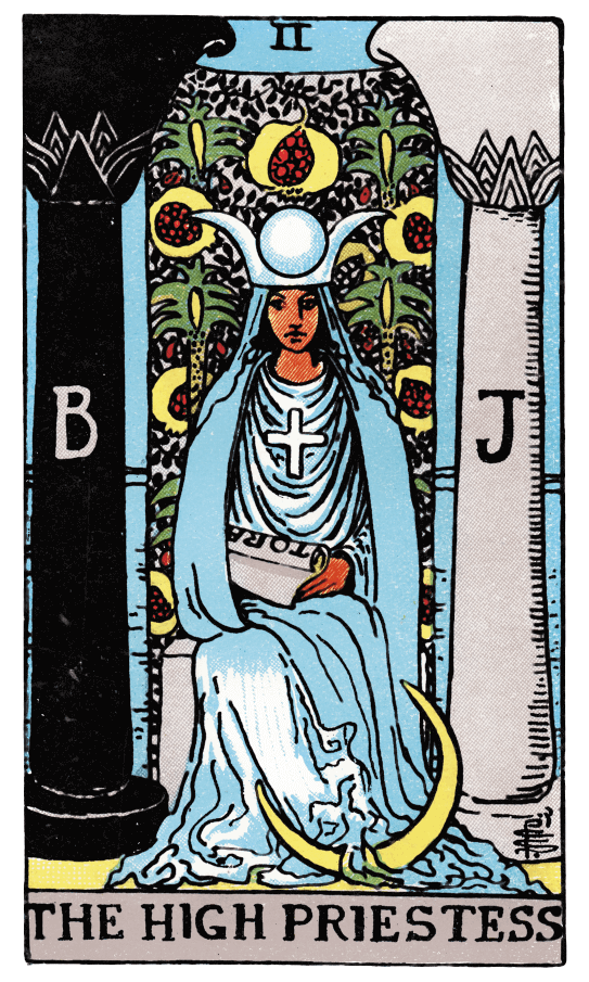 Верховная Жрица tarot card thumbnail