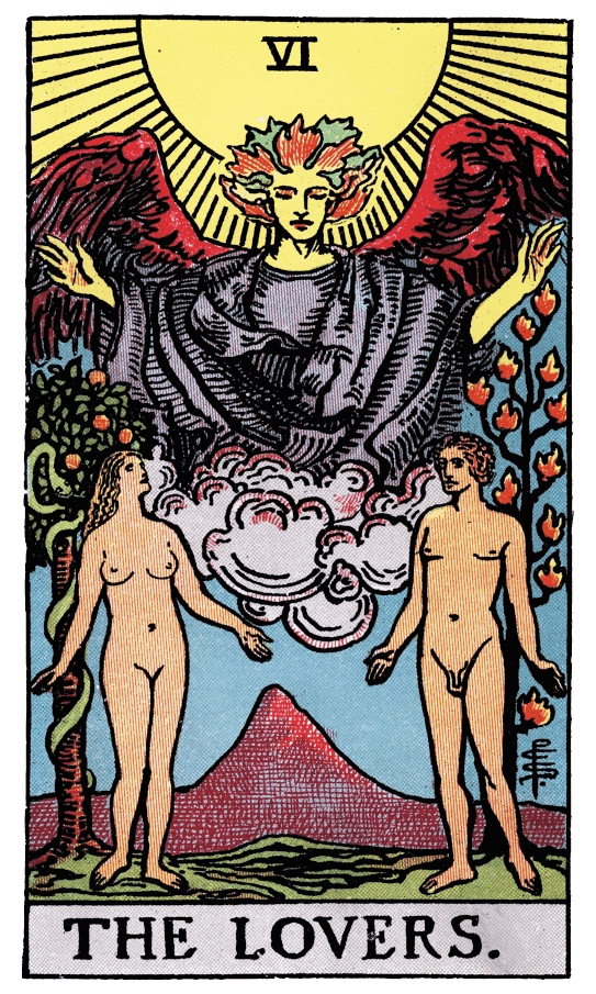 Влюбленные tarot card thumbnail