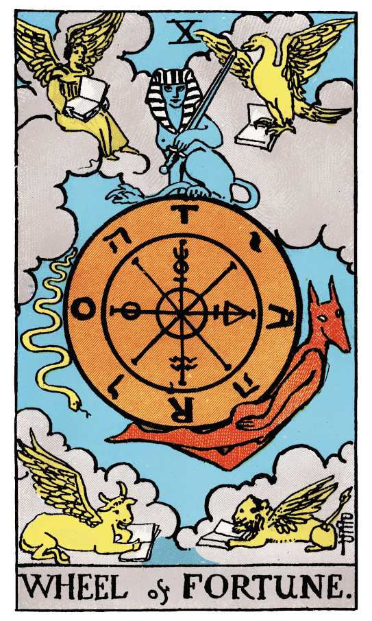 Колесо Фортуны tarot card thumbnail